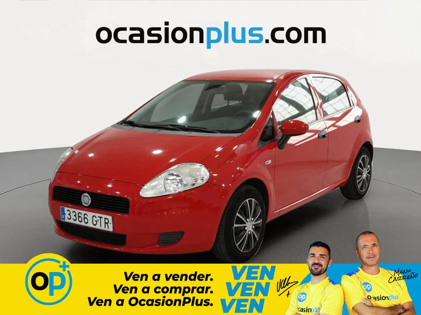 Fiat Grande Punto 1.4 Dynamic Rojo - 1