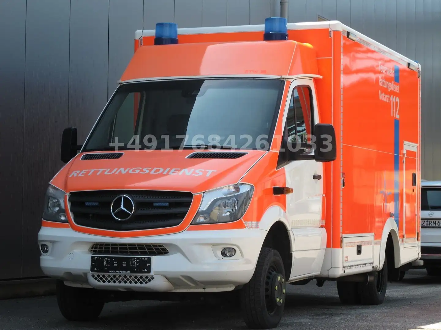 Mercedes-Benz Sprinter 519 CDI 4X4 Aut. RTW WAS KTW Blanc - 1