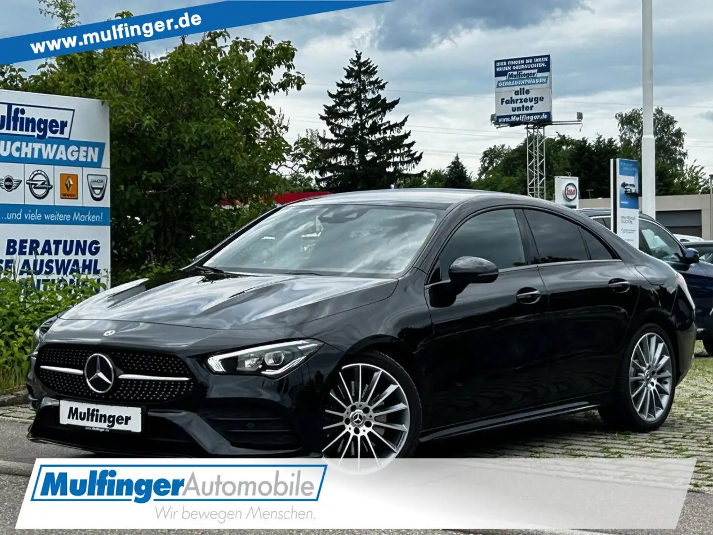 Mercedes-Benz CLA 220 AMG Line Night. Kamera Standh. MBUX 19" Noir - 1
