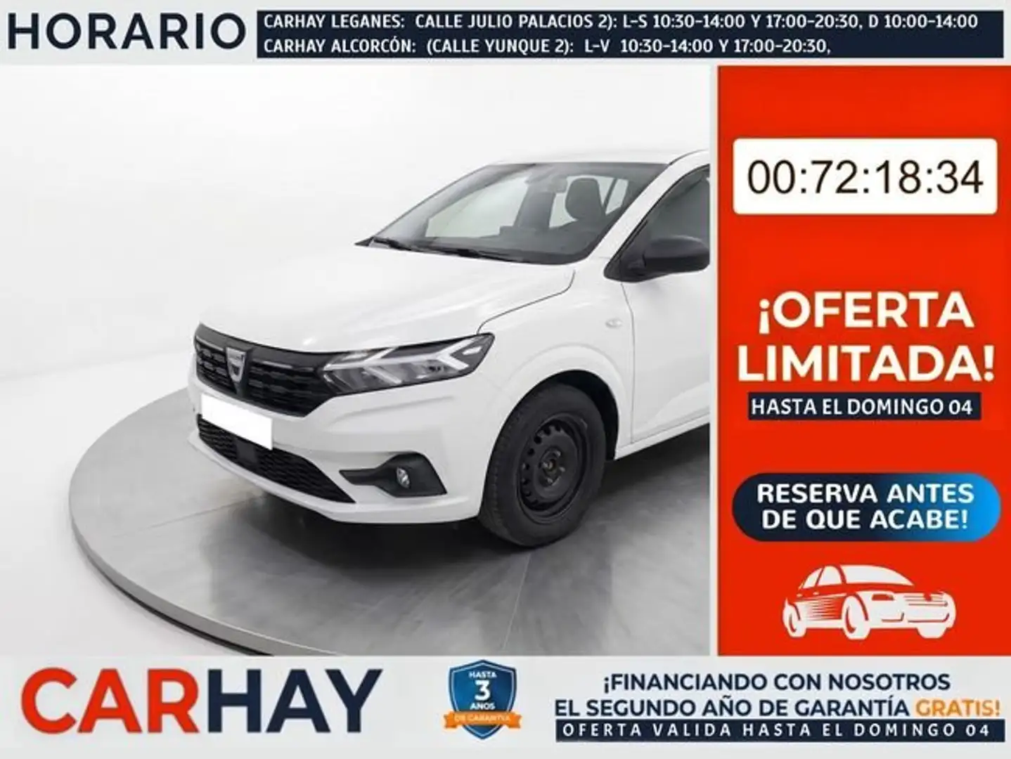 Dacia Sandero ECO-G Essential 74kW Blanco - 1
