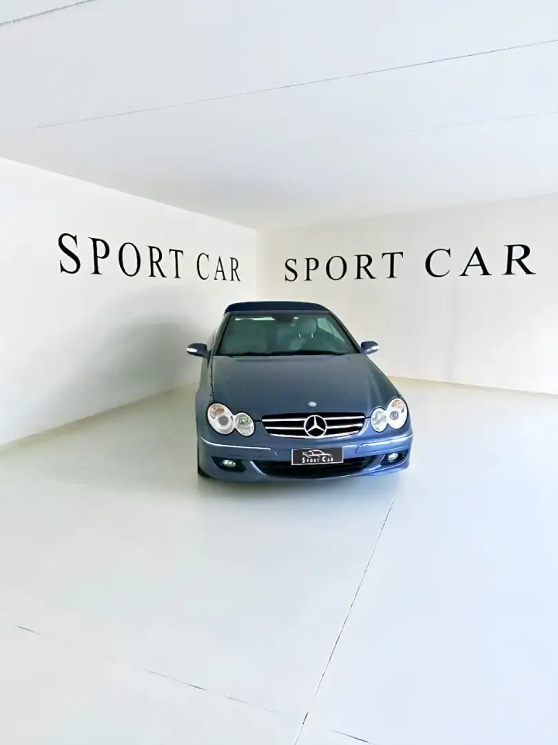 Mercedes-Benz CLK 200 Kompr. TPS cat Cabrio Avantg. Blu/Azzurro - 2