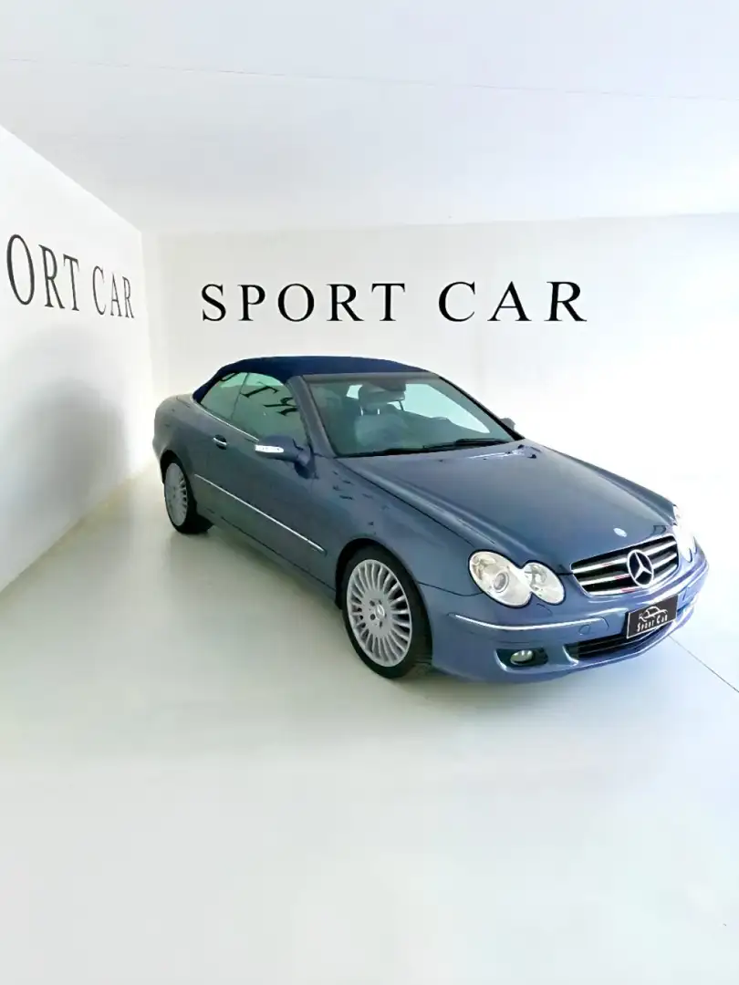 Mercedes-Benz CLK 200 Kompr. TPS cat Cabrio Avantg. Синій - 1