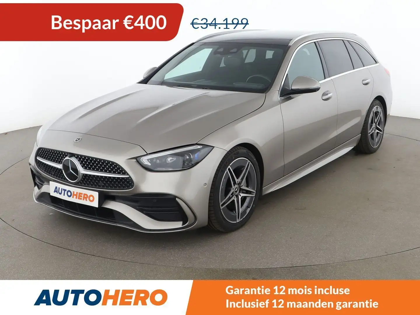 Mercedes-Benz C 180 Mild-Hybrid T AMG Line Beige - 1