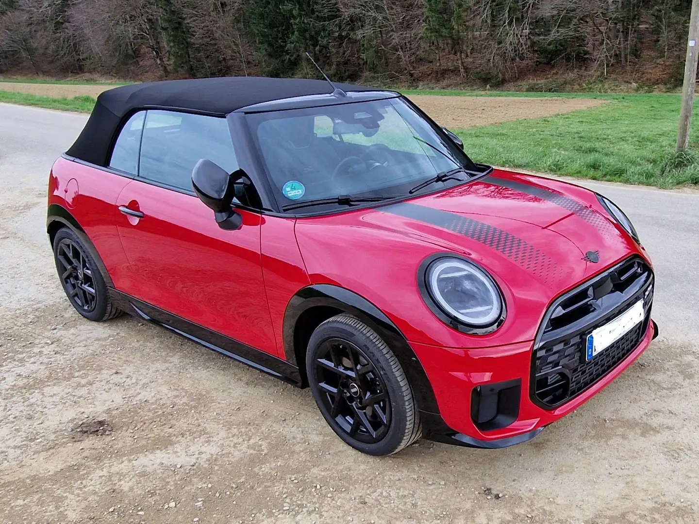MINI Cooper C Cabrio JCW Trim v. BMW WA, DWA Rückfahrk. HUD Driving Rot - 2