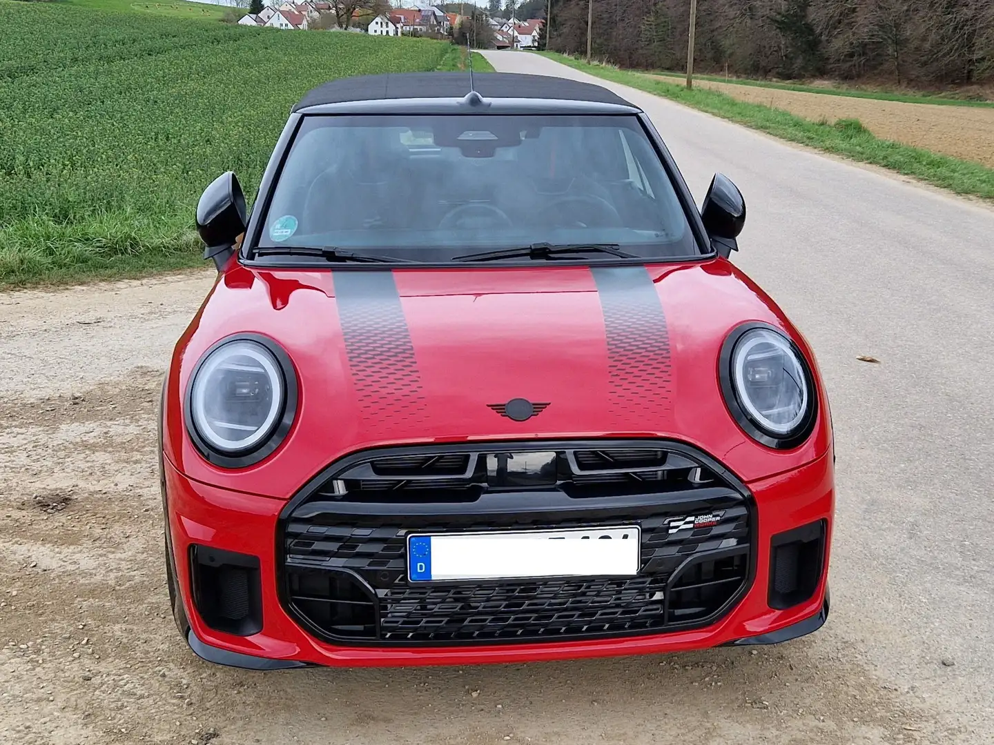MINI Cooper C Cabrio JCW Trim v. BMW WA, DWA Rückfahrk. HUD Driving Rot - 1