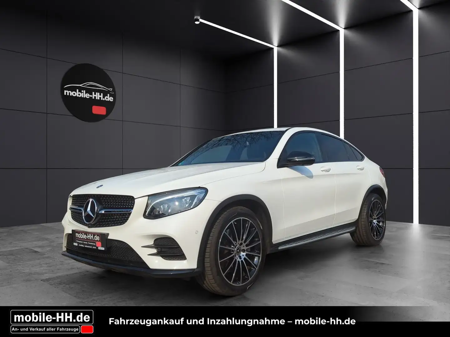 Mercedes-Benz GLC 250 COUPE*S-DACH*360°KAMERA*AMG LINE*NIGHT PAKET* Weiß - 1