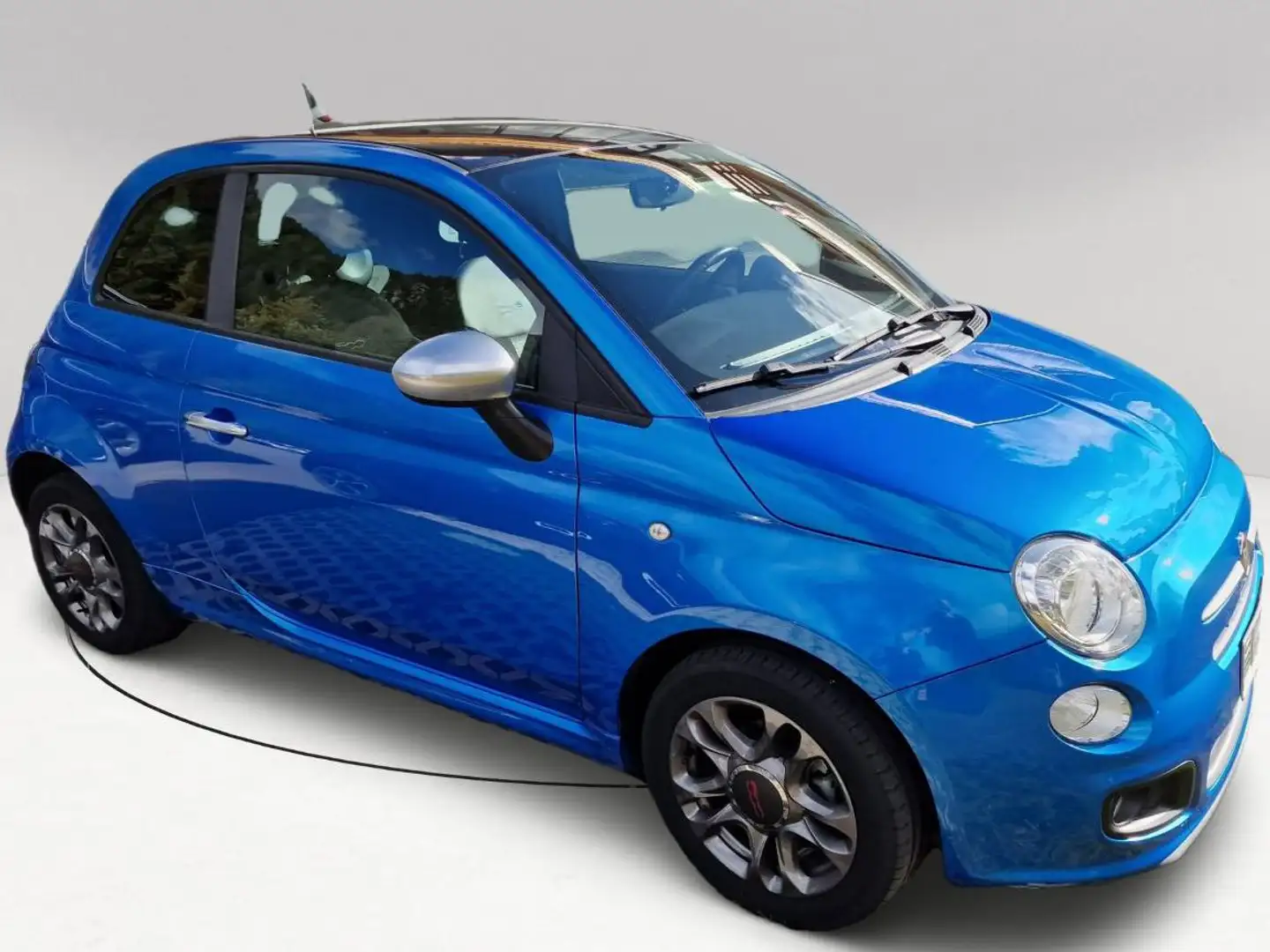 Fiat 500 1.2 69cv Azul - 1