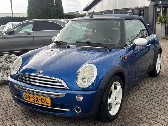 MINI Cooper Cabrio Mini 1.6 Chili 2006 Blauw Historie