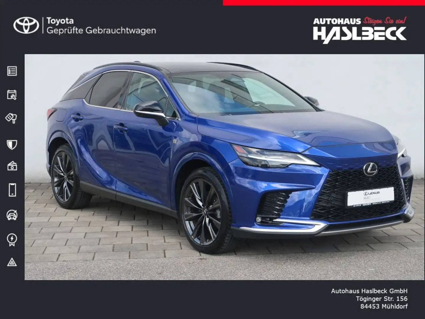 Lexus RX 450h 450h+ (Plug-in-Hybrid) F SPORT Design+Panoramadach Blau - 1