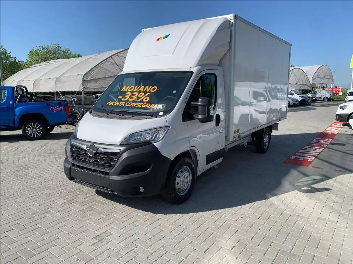 Opel Movano Heavy FURGONATURA ALLUMINIO L4 con porta laterale Bianco - 2