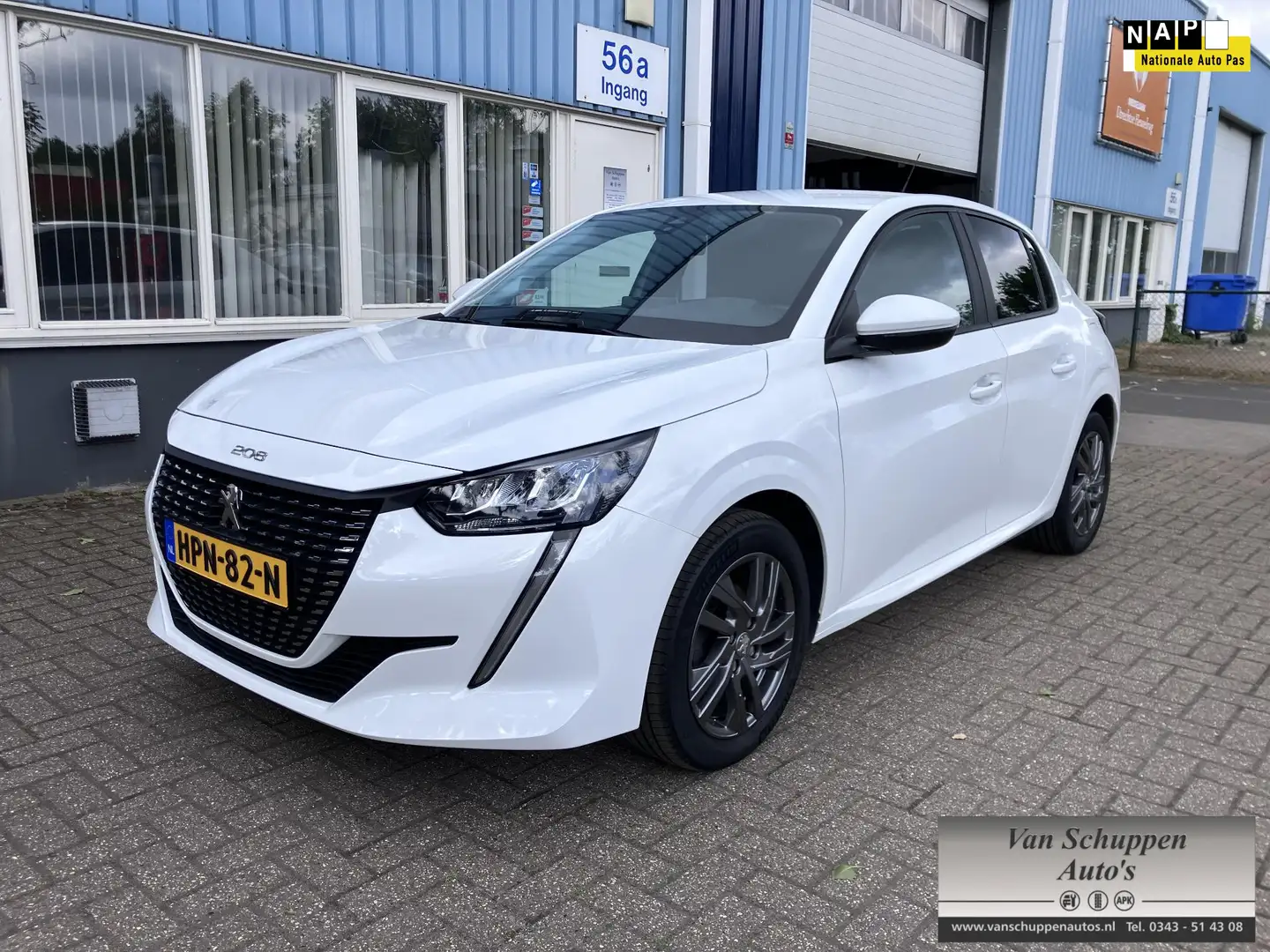 Peugeot 208 1.2 PureTech Active Navi-Carplay Stoelverw Led Pdc Wit - 1