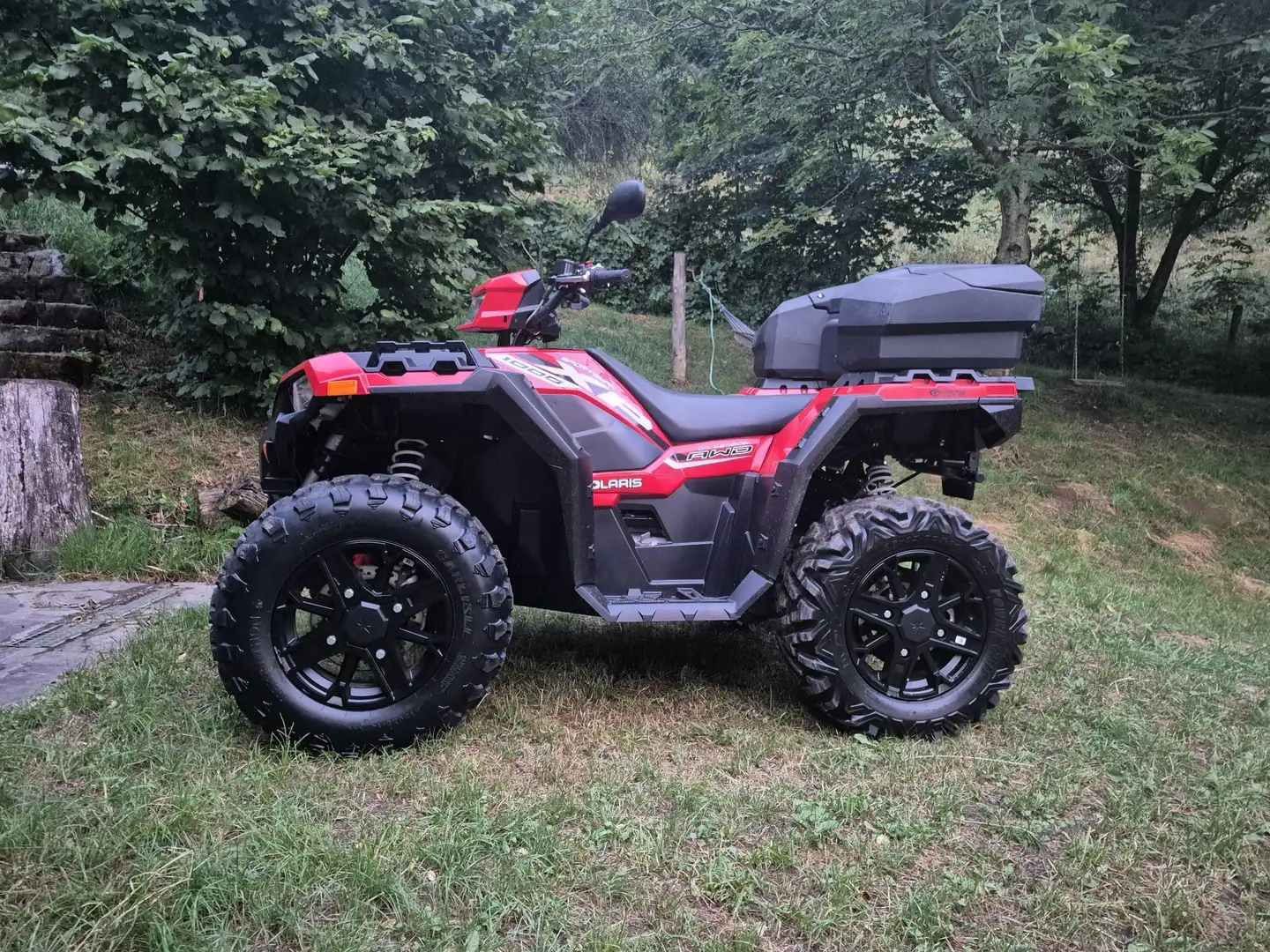 Polaris Sportsman XP 1000 gancio traino e verricello Rot - 1
