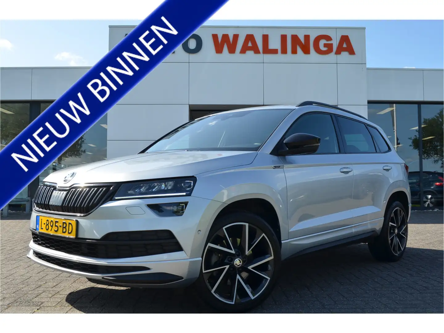 Skoda Karoq 1.5 TSI ACT Sportline CANTON | LED koplampen | a.C Grau - 1