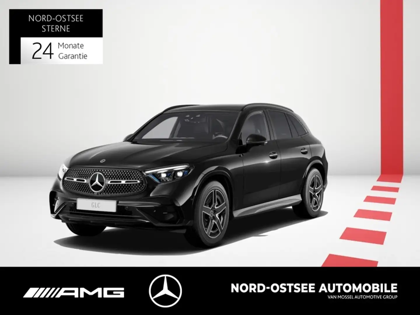Mercedes-Benz GLC 220 d 4M EDITION AMG NIGHT 360 AHK MEMORY Schwarz - 2
