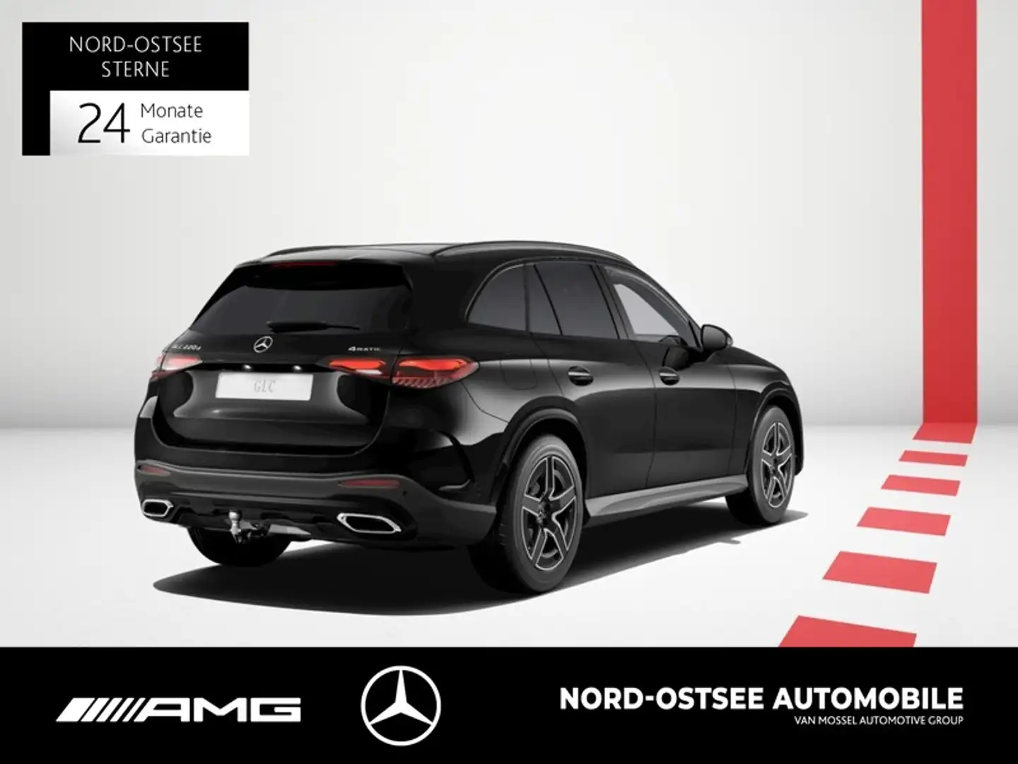 Mercedes-Benz GLC 220 d 4M EDITION AMG NIGHT 360 AHK MEMORY Schwarz - 1