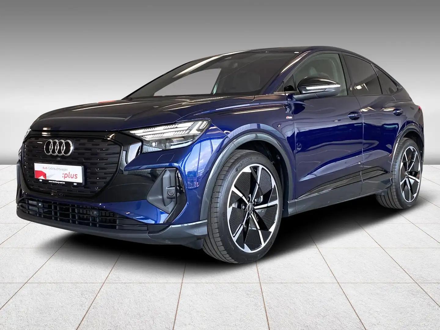 Audi Q4 e-tron Q4 Sportback 45 e-tron S line quat. AHK Navi ACC Bleu - 2