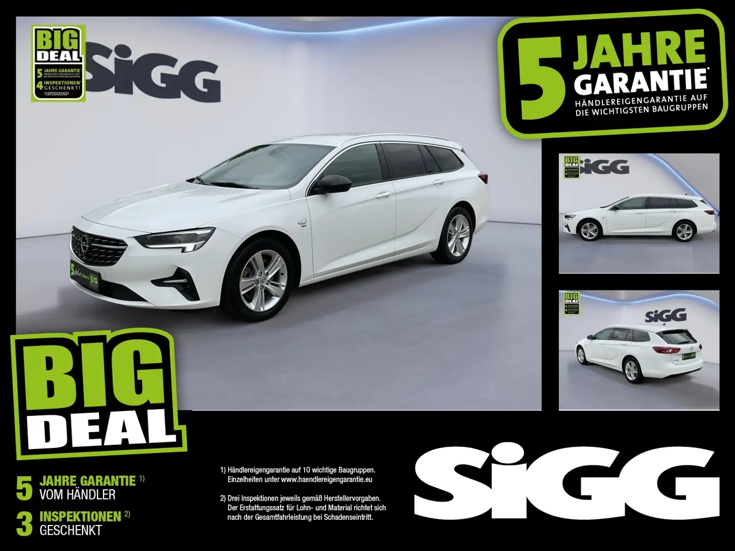 Opel Insignia Sports Tourer 1.5 D Elegance NAV Matrix Weiß - 1