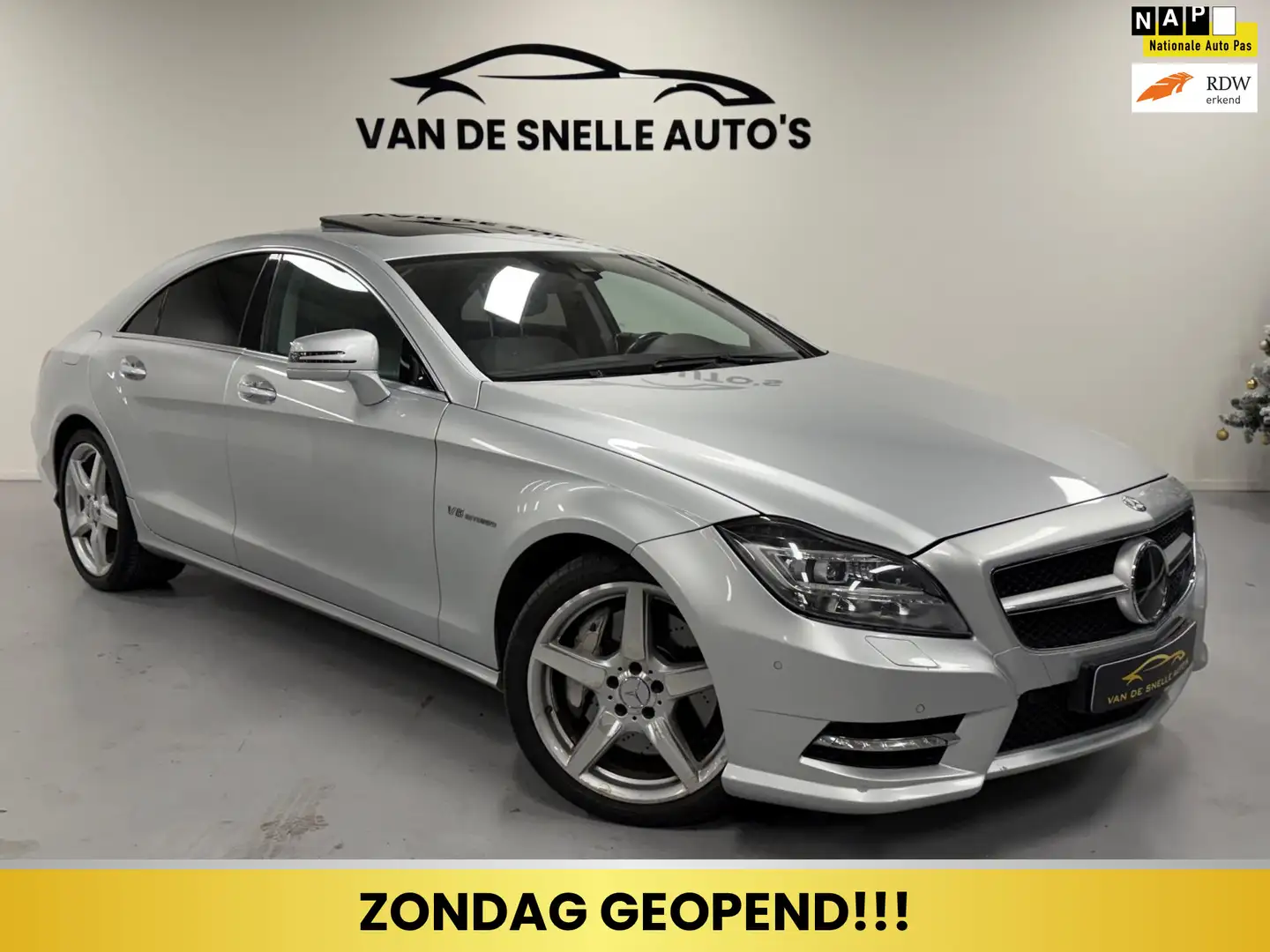 Mercedes-Benz CLS 500 AMG/DEALERONDERHOUDEN/DYNAMICSEATS/NIGHTVISION Grau - 1