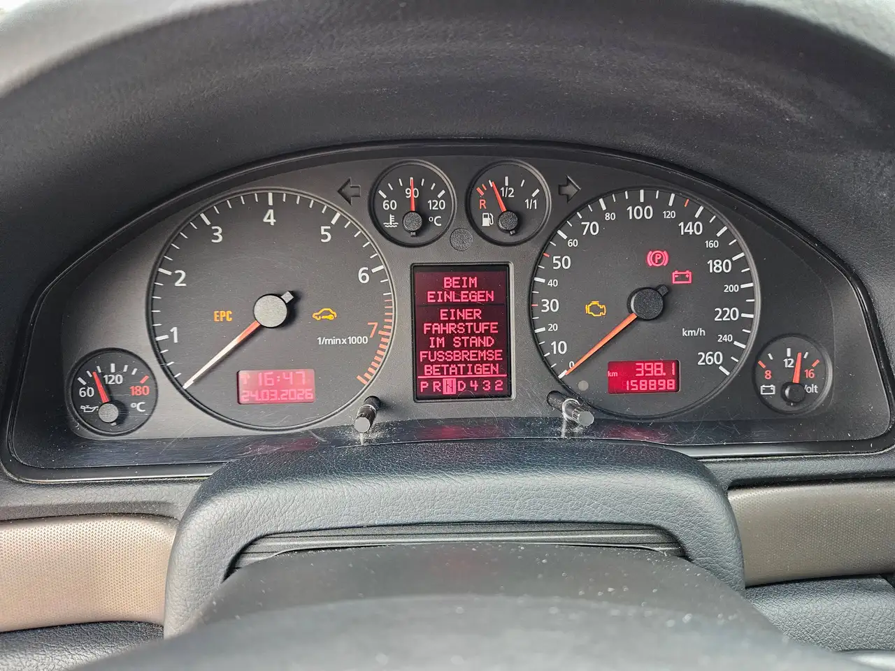 Audi A4 B5 1,8Turbo Limo Facelift Autom 156000KM, foto 12