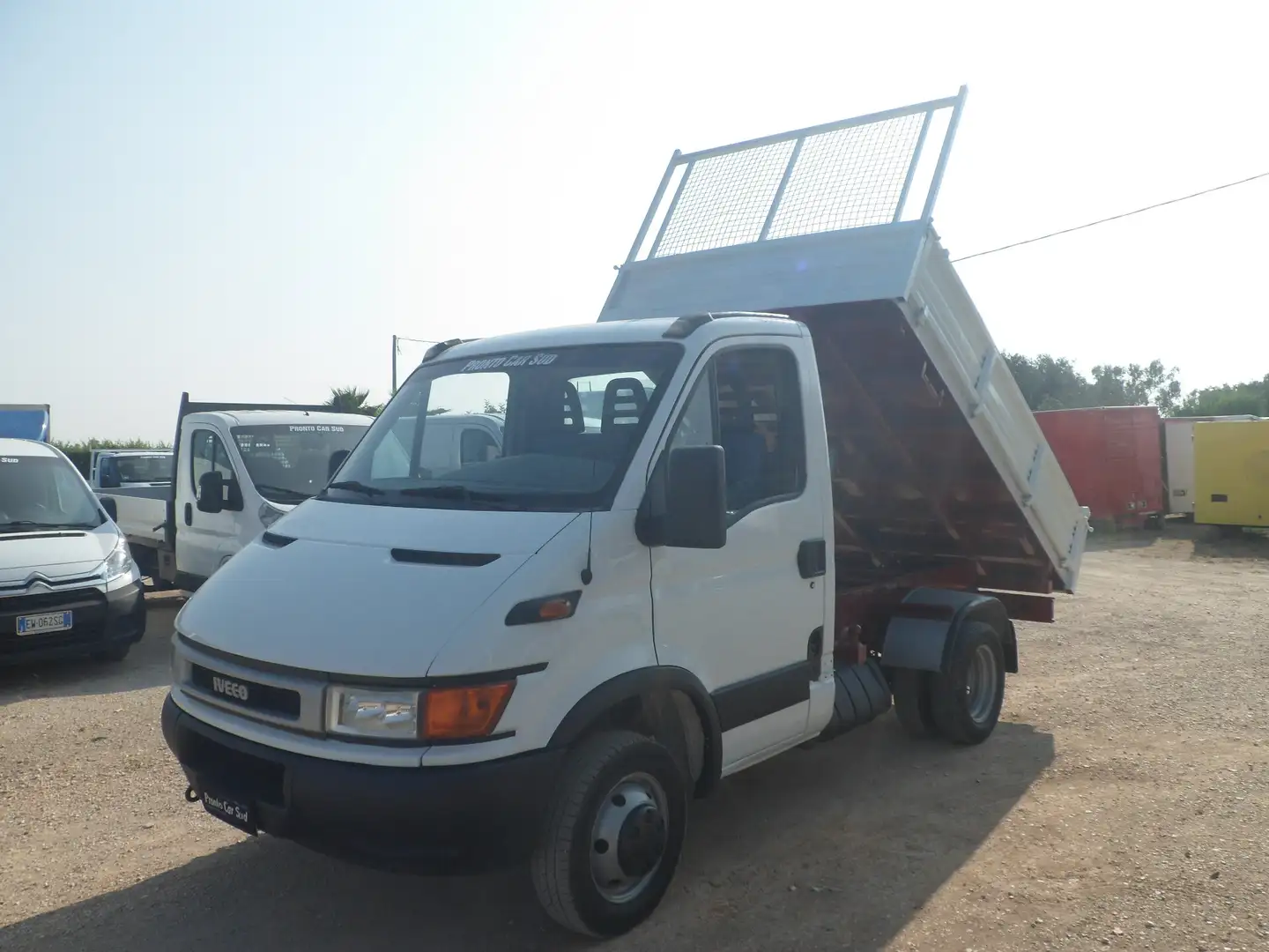 Iveco Daily 35c11 ribaltabile trilaterale Blanc - 1
