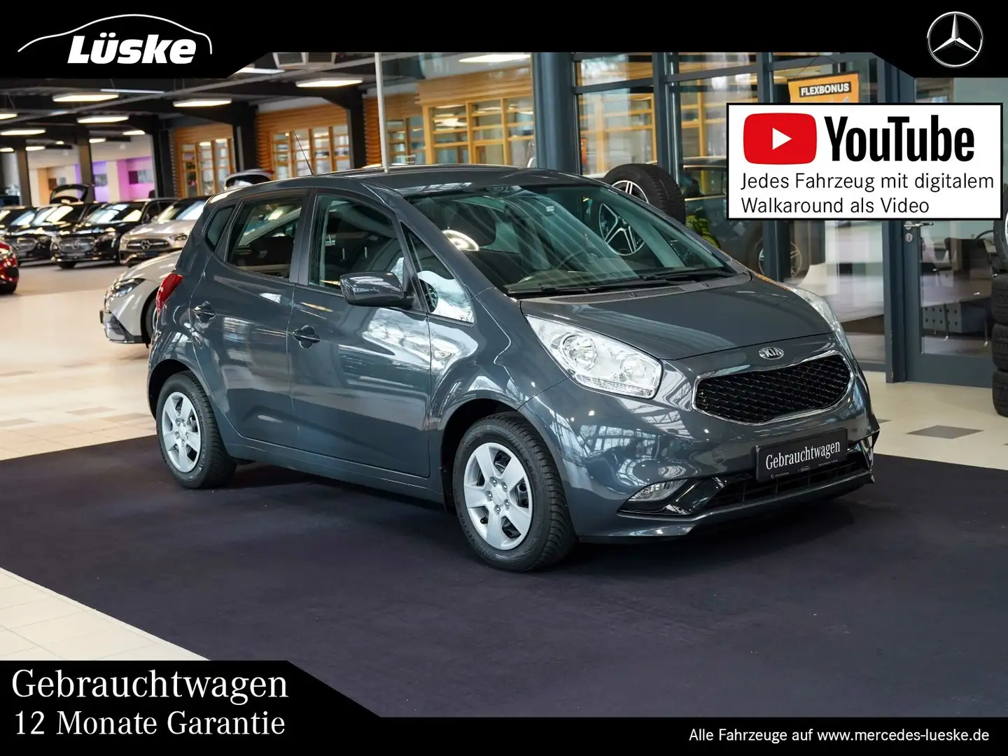 Kia Venga Venga 1.6 CVVT Spirit AHK Kamera Ganzjahresreife Gris - 1