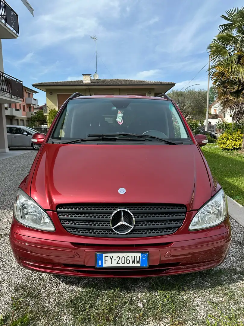 Mercedes-Benz Viano 3.0 cdi V6 Ambiente auto Rosso - 2