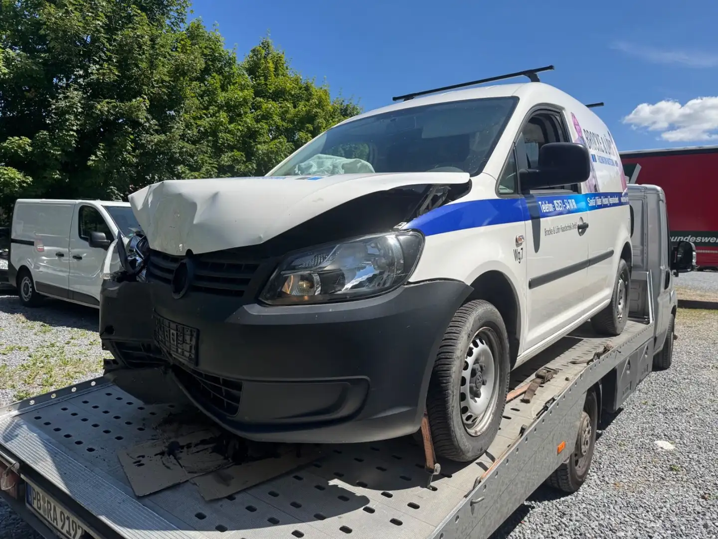 Volkswagen Caddy Kasten/Kombi Kasten Blanc - 1