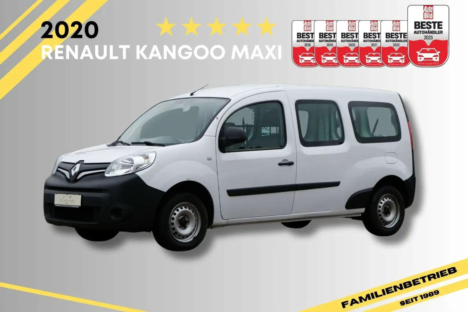 Renault Kangoo 1,5 dCi Maxi PDC TÜV Neu Blanco - 1