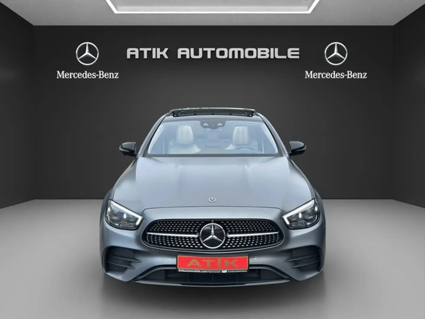 Mercedes-Benz E 400 d 4MATIC AMG / PANO / LUFTFEDERUNG 360*CAM / TOTWI Grigio - 2
