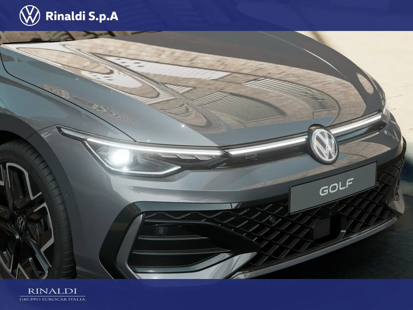 Volkswagen Golf Plus 1.5 etsi r-line plus 150cv dsg Grijs - 2