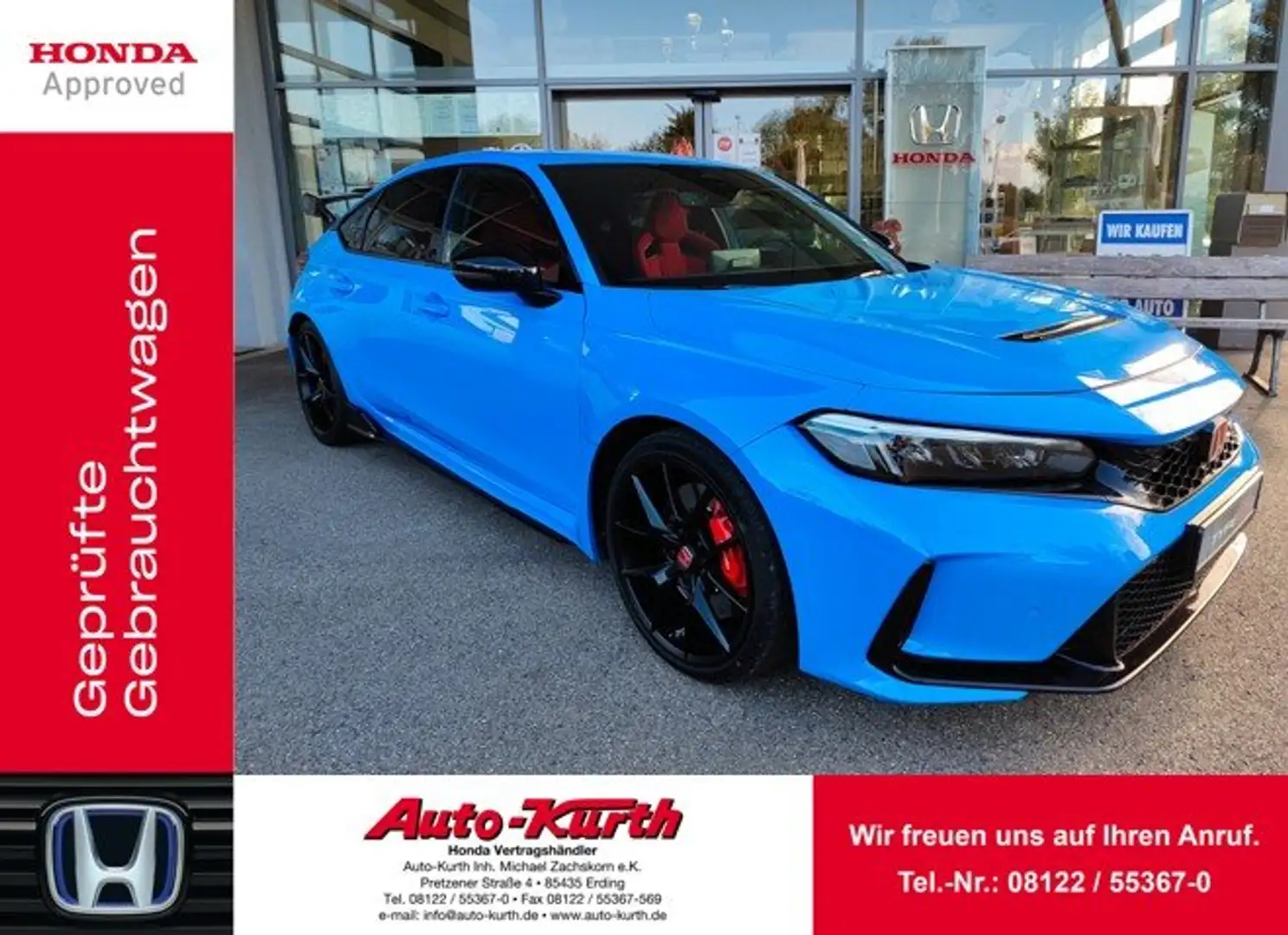 Honda Civic Civic 2.0 VTEC Turbo Type R -Carbon-Paket! Blau - 1