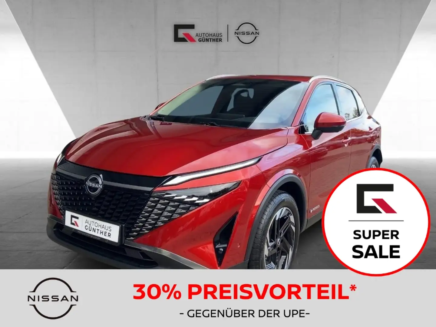 Nissan Qashqai N-CONNECTA Autom. Winter/HUD/360°/ e-POWER Rot - 1