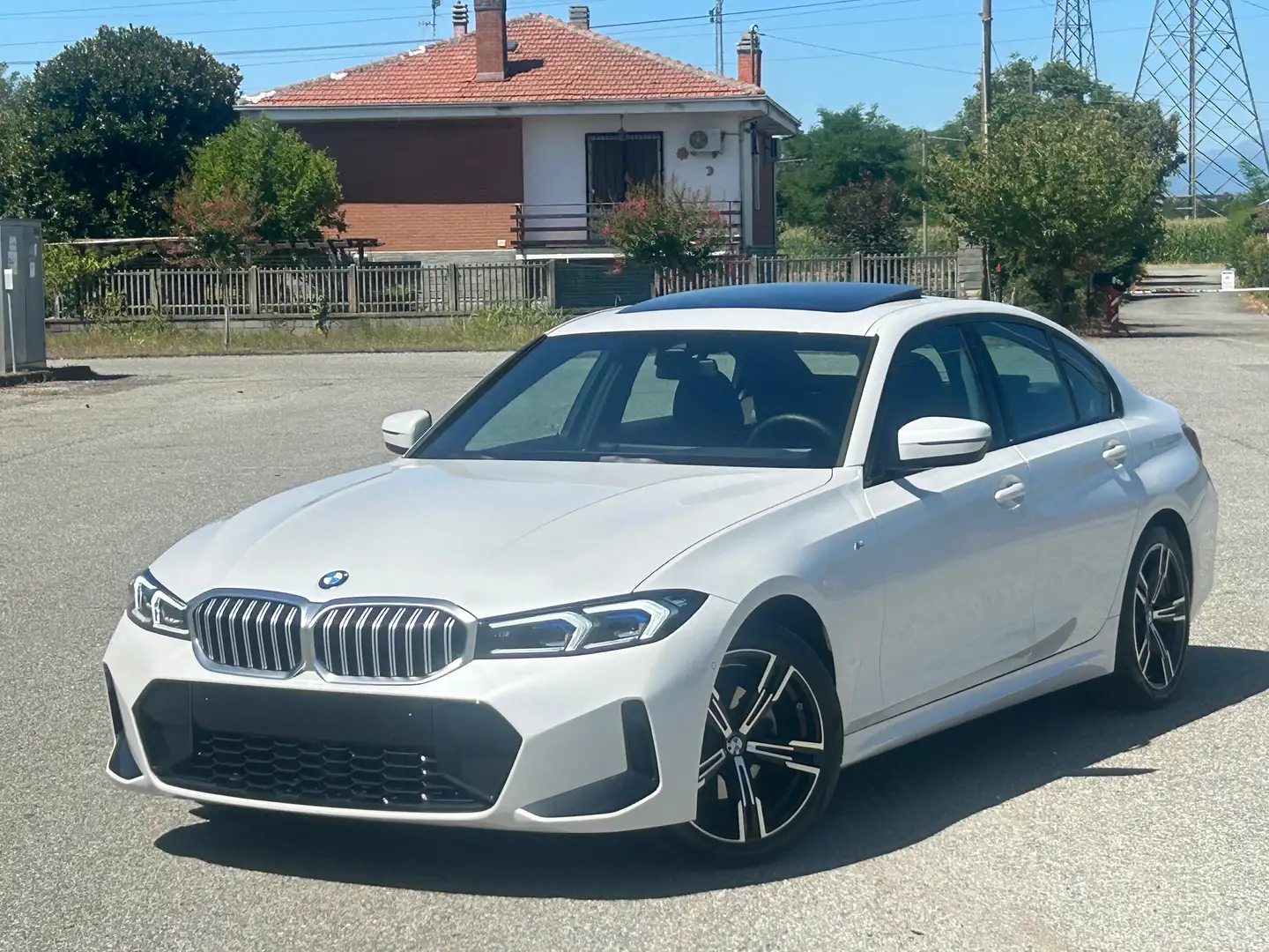 BMW 320 PRONTA CONSEGNA 320d mhev 48V xdrive MSport auto Weiß - 1