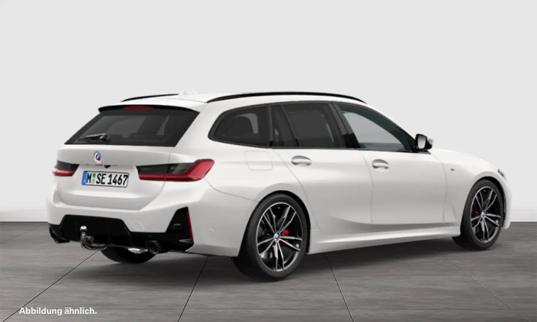 BMW 330 i xDrive Touring M-Sport Pro Anhängk. Pano HK Blanc - 2