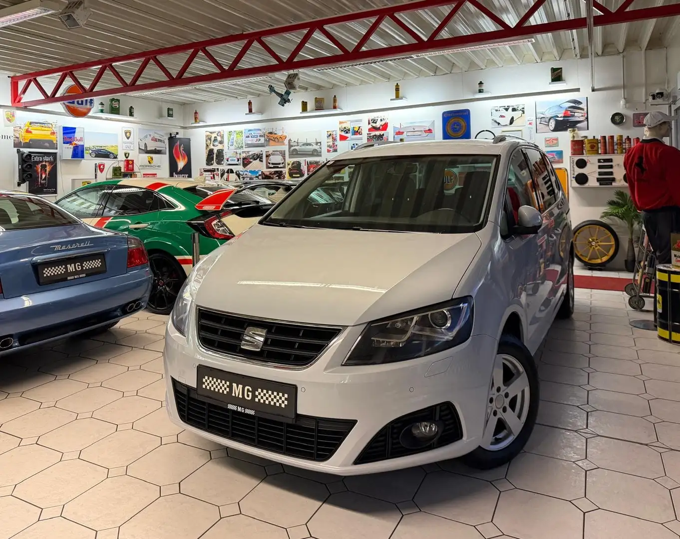 SEAT Alhambra Executive 2,0 TDI Weiß - 1