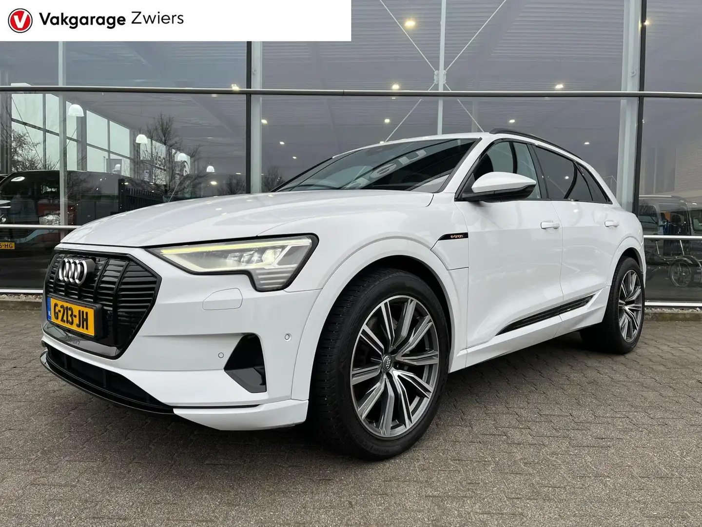 Audi e-tron 55 Quattro Advanced 95 kWh SOH 92.3% Pano,Apple Ca Weiß - 1