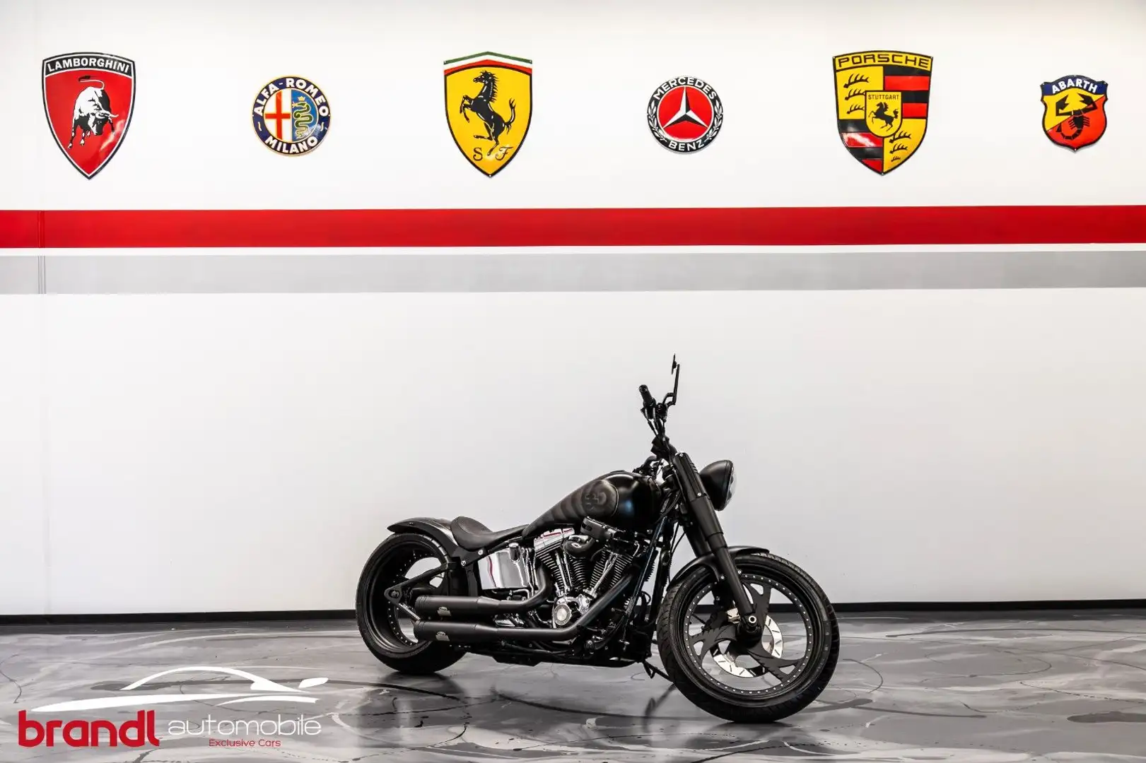 Harley-Davidson FLSTC Heritage Softail Classic/Custom/Einzelst. Nero - 1