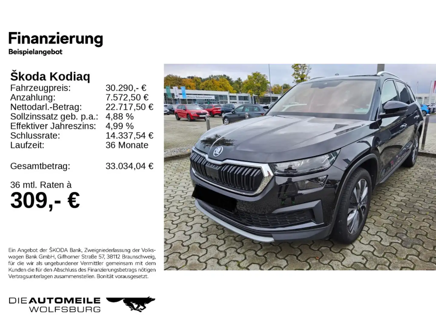 Skoda Kodiaq 1.5 TSI DSG Tour Rückfahrkam/Matrix/AHK Zwart - 2