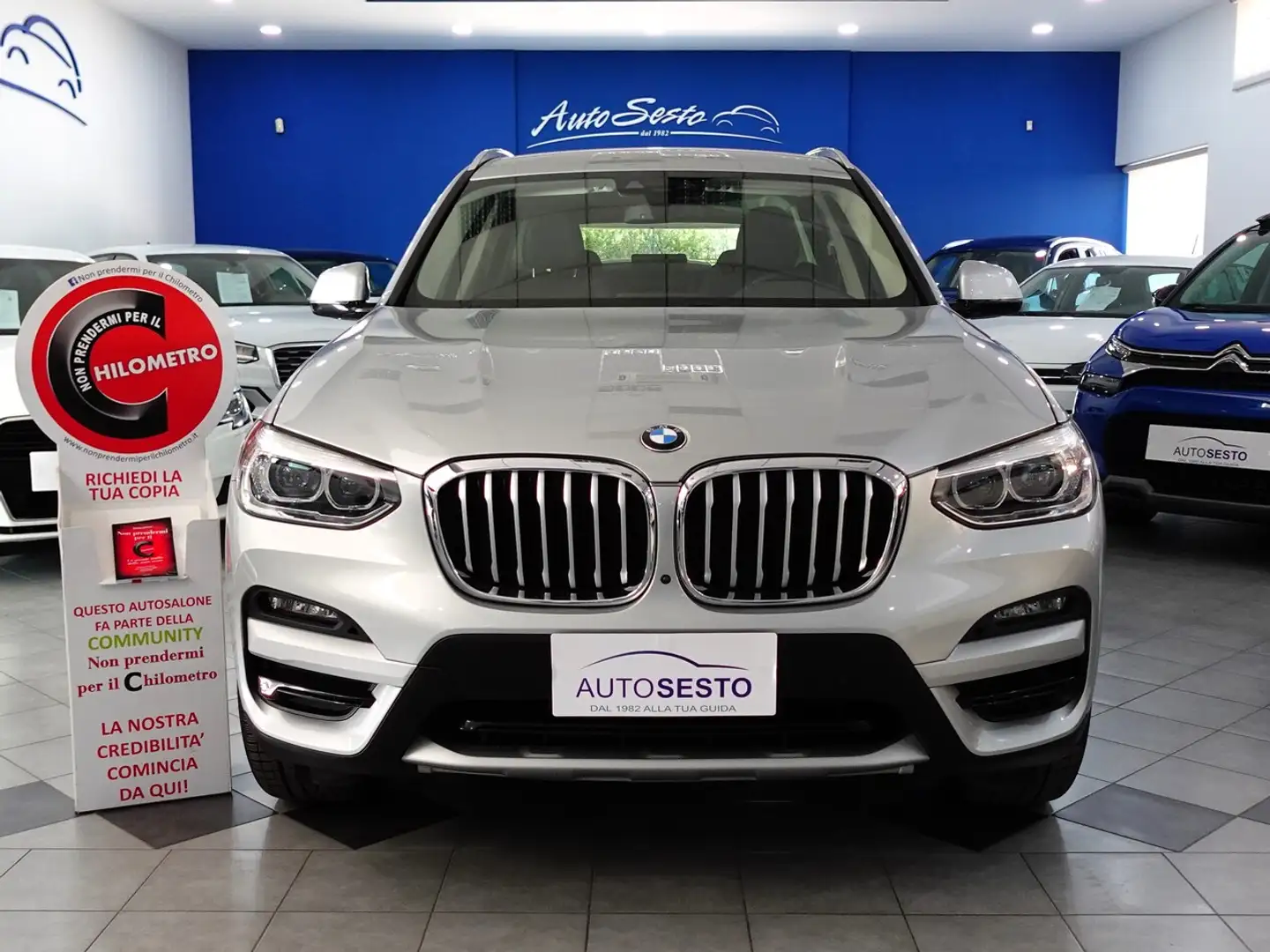 BMW X3 2.0d 190 CV XDRIVE20d MHEV 48V XLINE Argento - 1