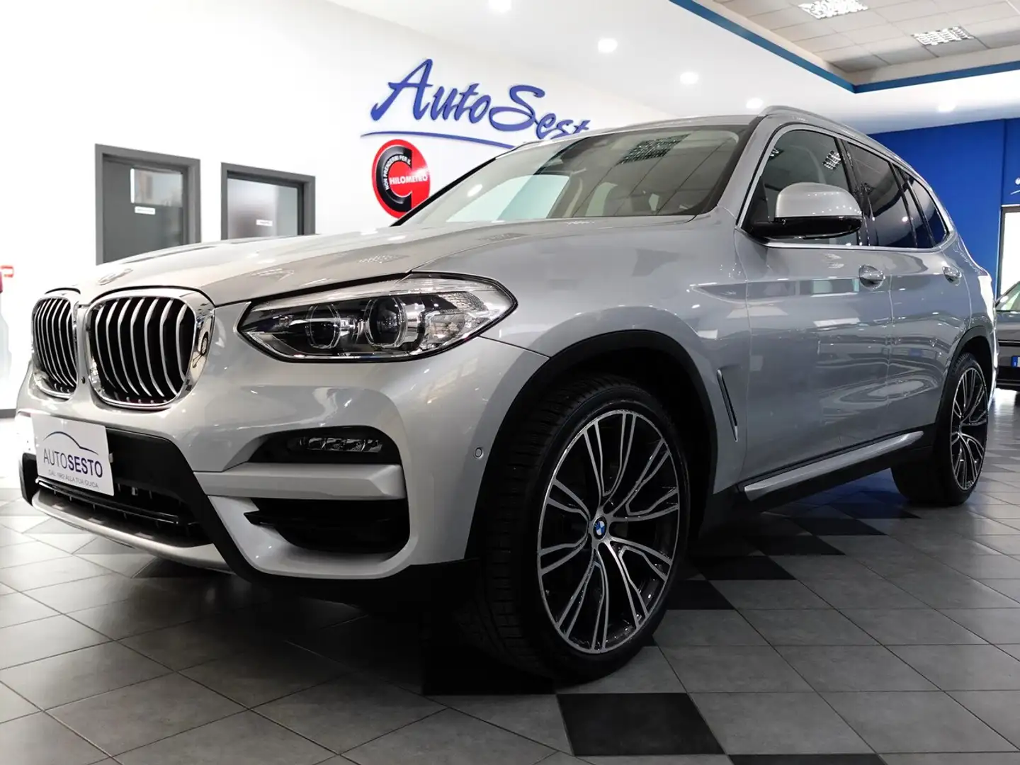BMW X3 2.0d 190 CV XDRIVE20d MHEV 48V XLINE Argento - 2