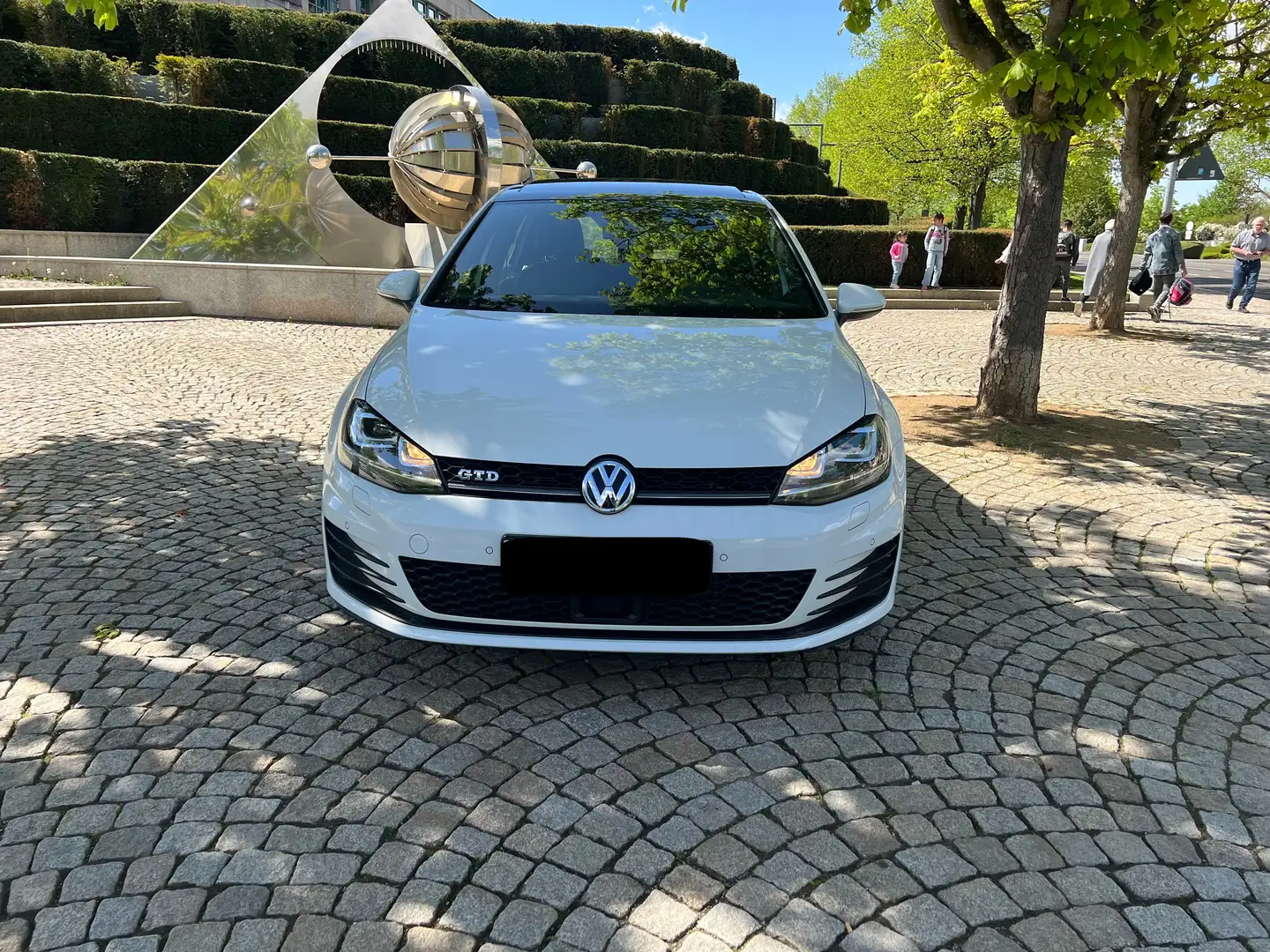 Volkswagen Golf GTD GTD  DSG Pano ACC Leder 1Hand Weiß - 1