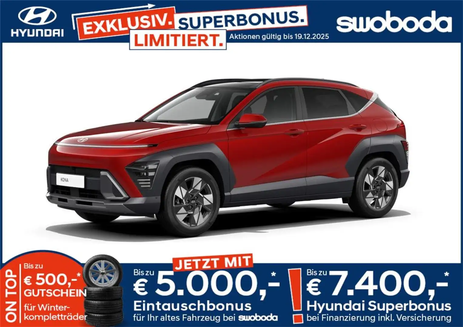 Hyundai KONA Kona HEV (SX2) GO Plus 1.6 GDI 2WD k5hu1-OP6 Rot - 1