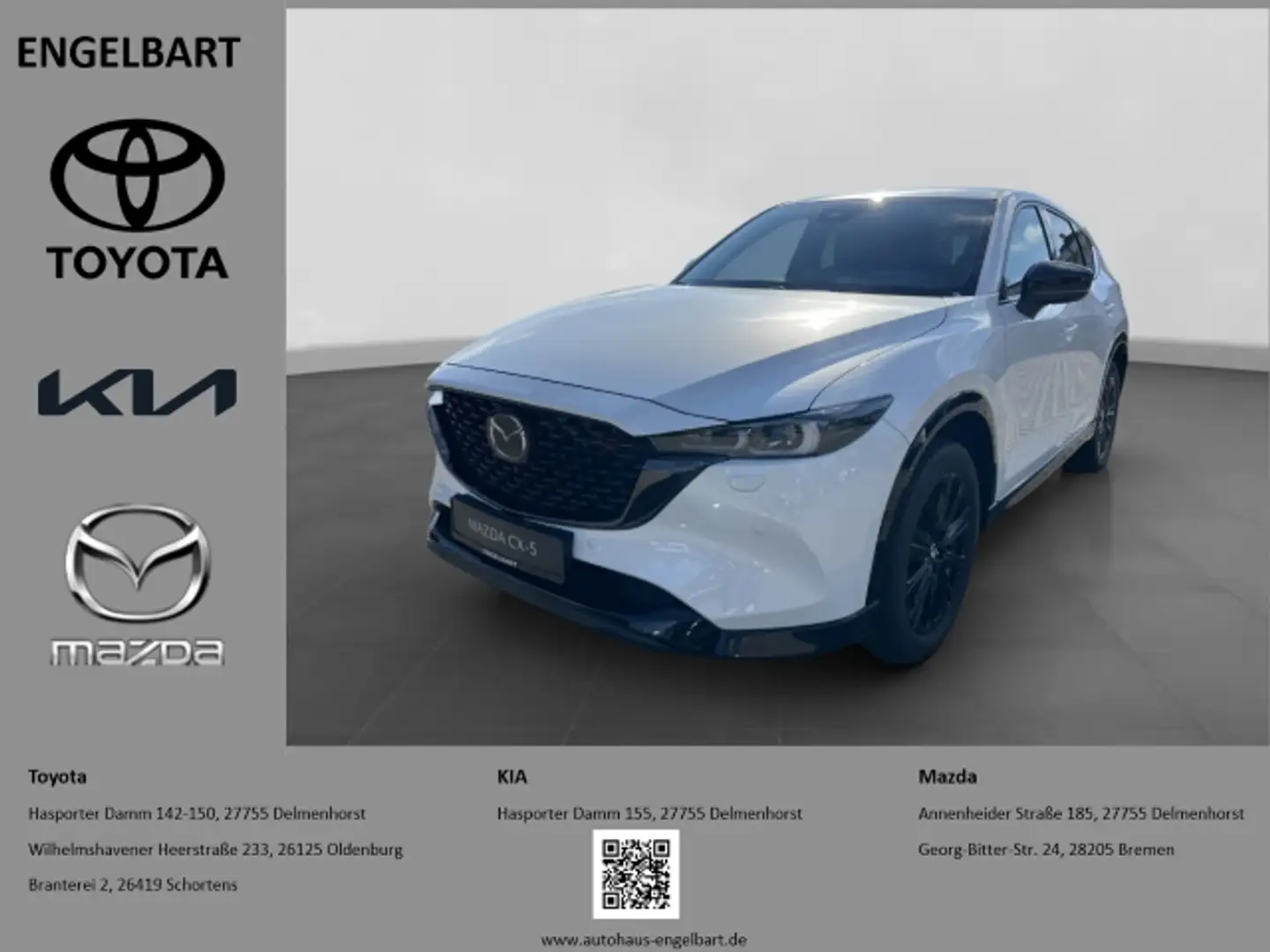 Mazda CX-5 Homura 2WD 2.5 Navi Leder Memory Sitze Bose 360 Ka Weiß - 1