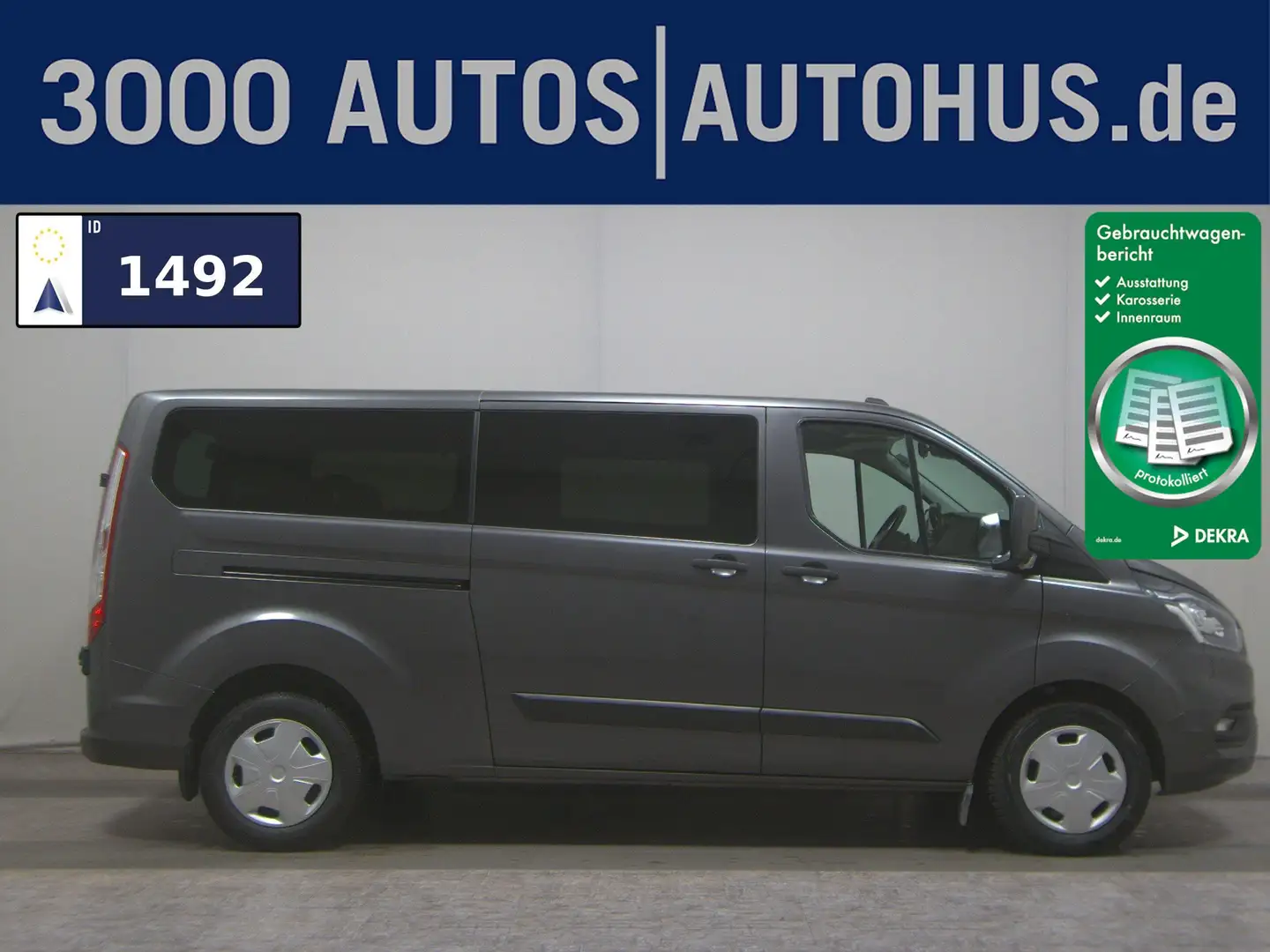 Ford Transit Custom 2.0 TDCi Trend L2 9-Sitze Navi Grau - 1