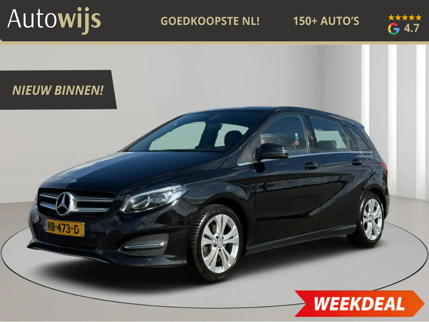 Mercedes-Benz B 180 Ambition|NL AUTO|NAVI|LED|FACELIFT Noir - 1