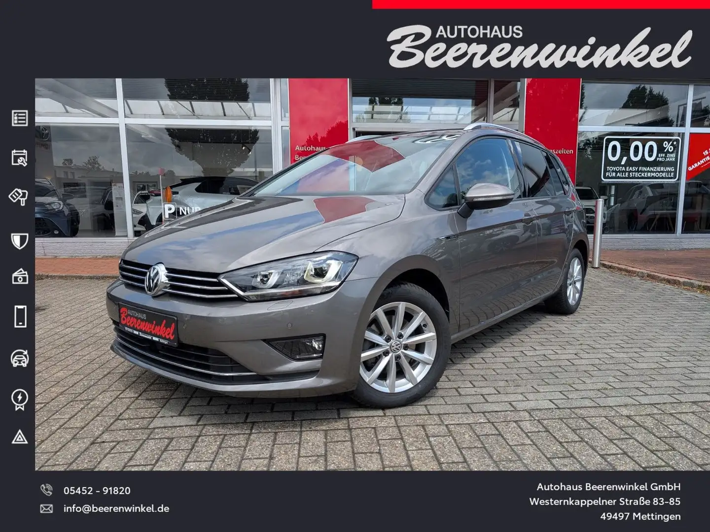 Volkswagen Golf Sportsvan 1.4 TSI 92kW DSG LOUNGE BMT *AHK* Grau - 1