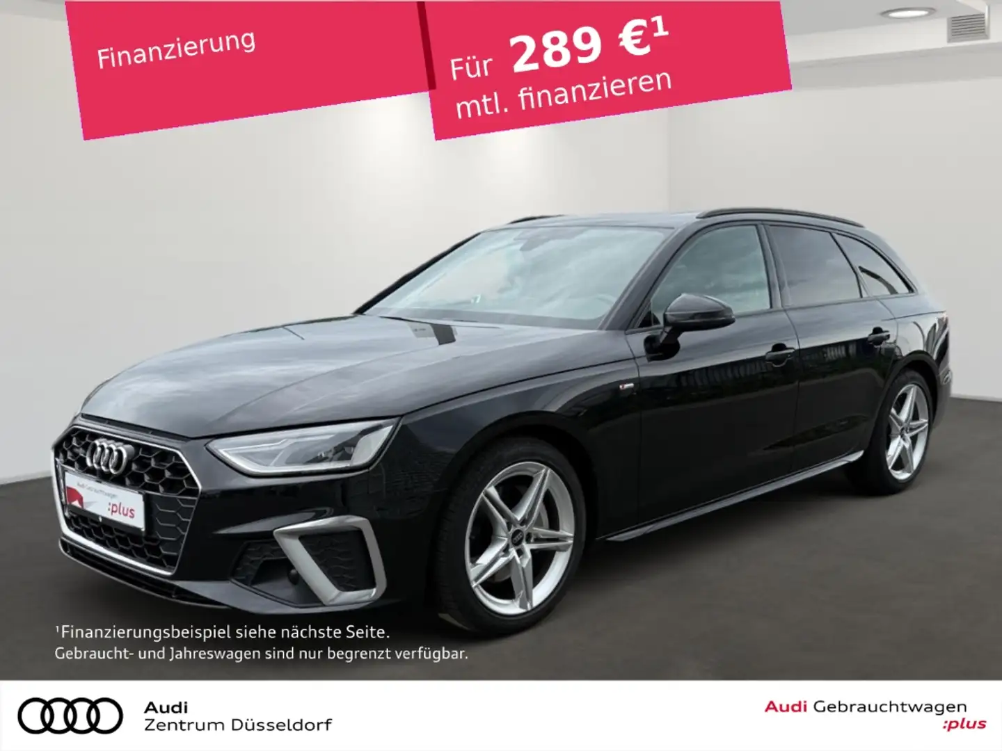 Audi A4 Avant 40 TFSI quattro SLINE ACC PANO RFK 18ZOLL Schwarz - 1