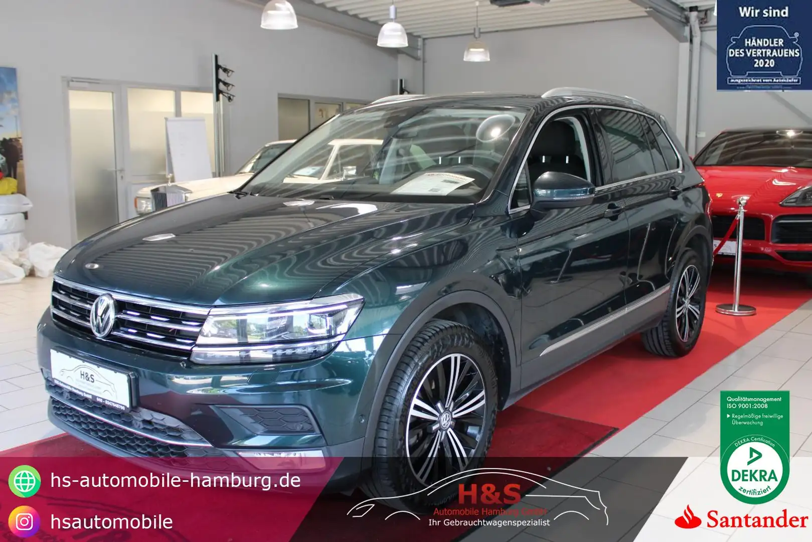 Volkswagen Tiguan 2.0 TDi Highline BMT 4Motion Green - 1