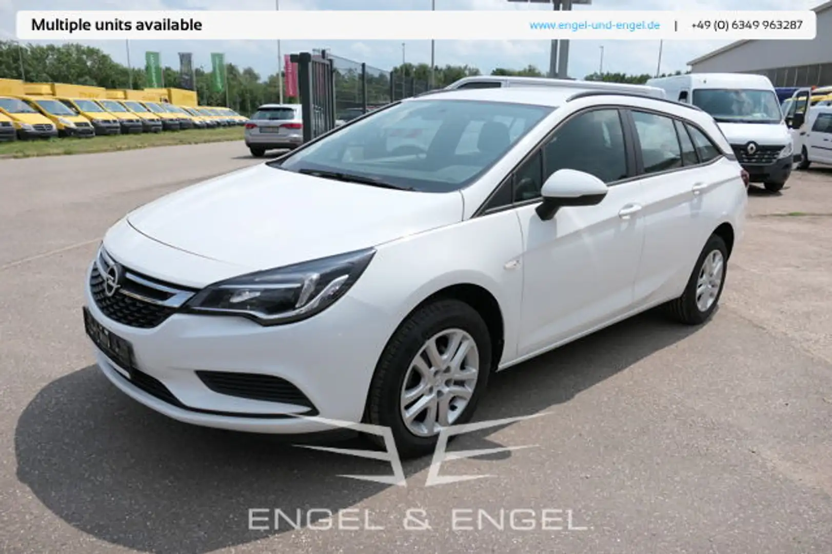 Opel Astra K 1.4 Turbo CNG Edition Klima COC Blanc - 1
