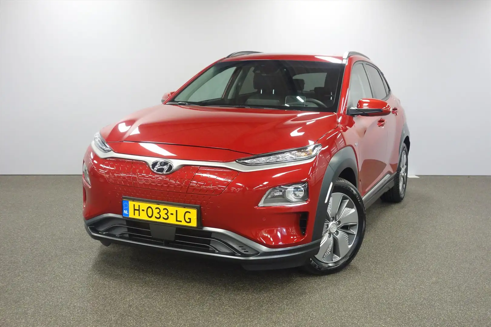 Hyundai KONA EV 64 kWh Premium I Elektrisch schuif-/kanteldak Rojo - 1